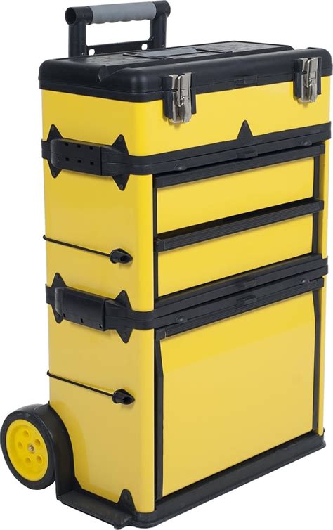 metal tool boxes on wheels|portable tool chest with wheels.